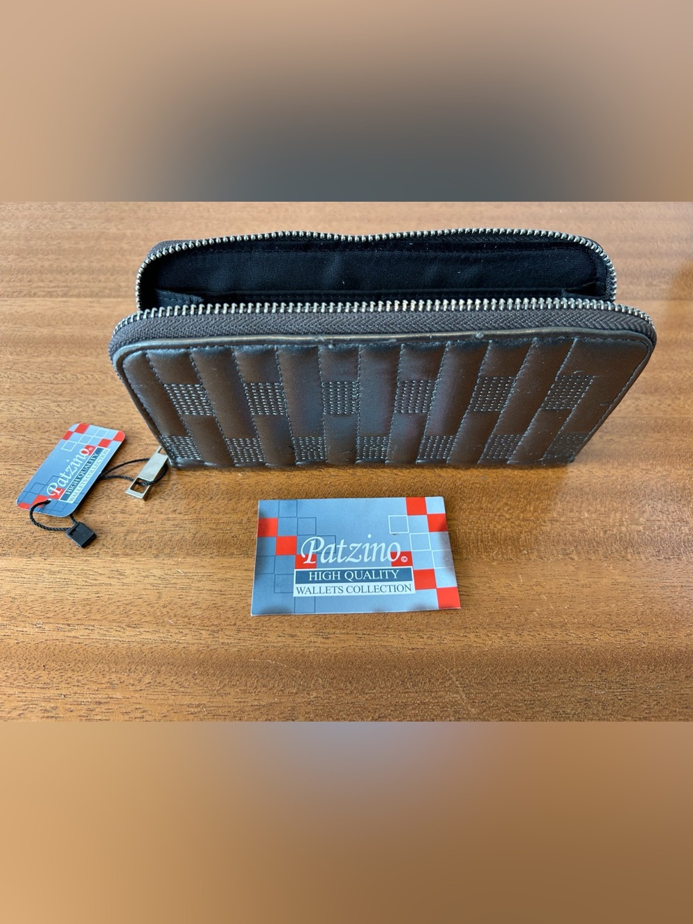 Quilted Zip Wallet